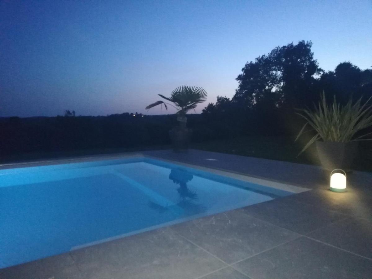 Calme Avec Piscine Privatunterkunft